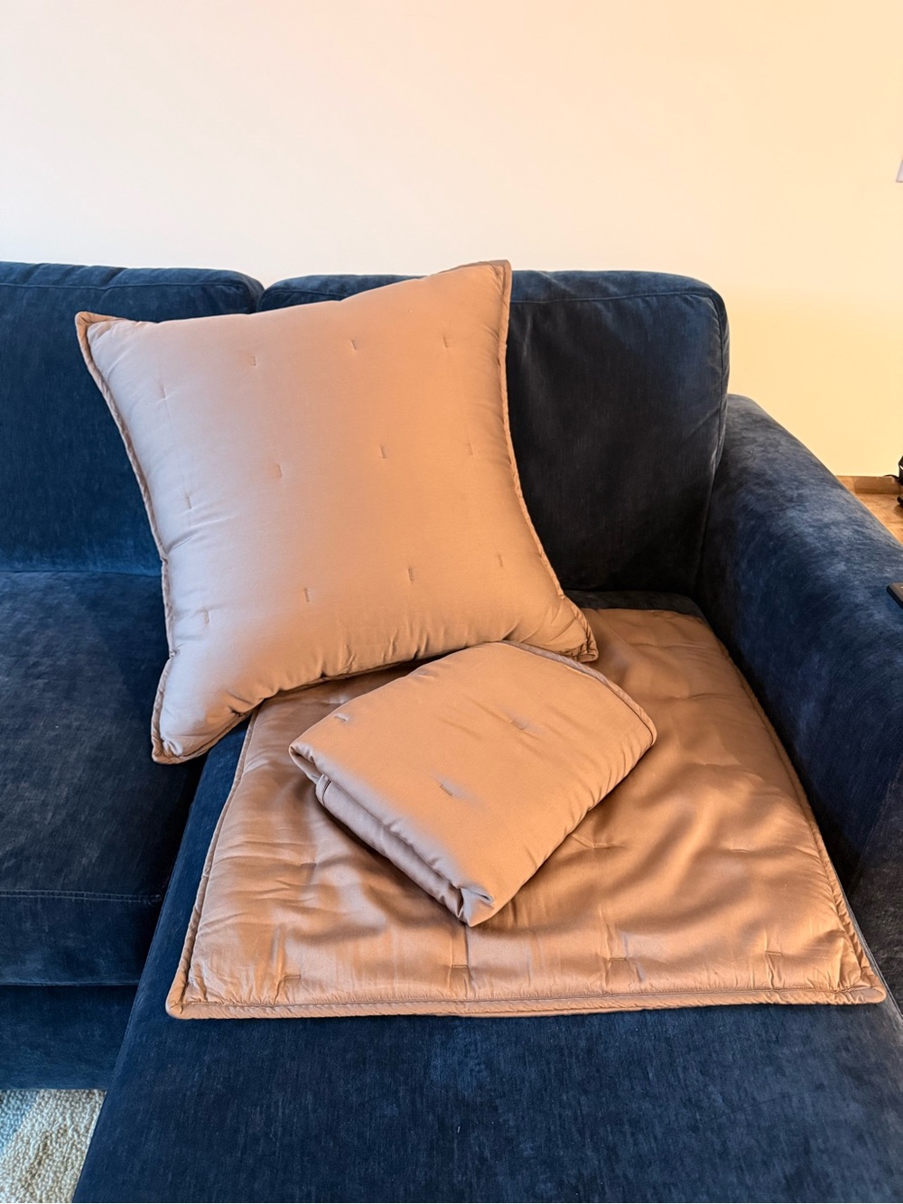 Casaluna Fig/Brown Euro Throw Shams…set of 3.  (Pillow not included.)